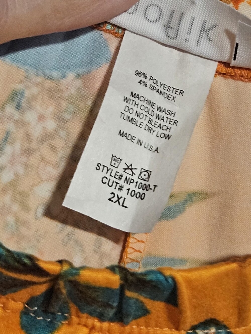 Noflik Women Elastic High Waisted Bell Bottom Flare Pants w/Side Slits Size 2XL - Picture 5 of 14